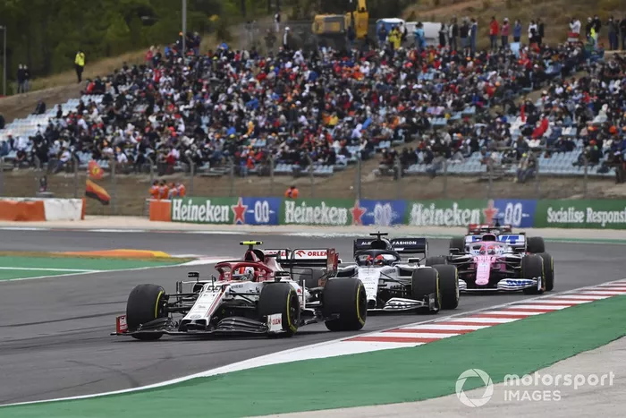 Antonio Giovinazzi, Alfa Romeo Racing C39, Daniil Kvyat, AlphaTauri AT01, Sergio Pérez, Racing Point RP20