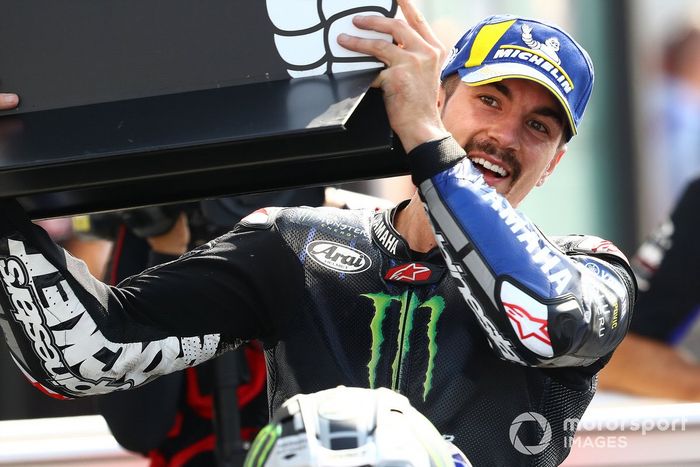 Podio: ganador Maverick Viñales, Yamaha Factory Racing