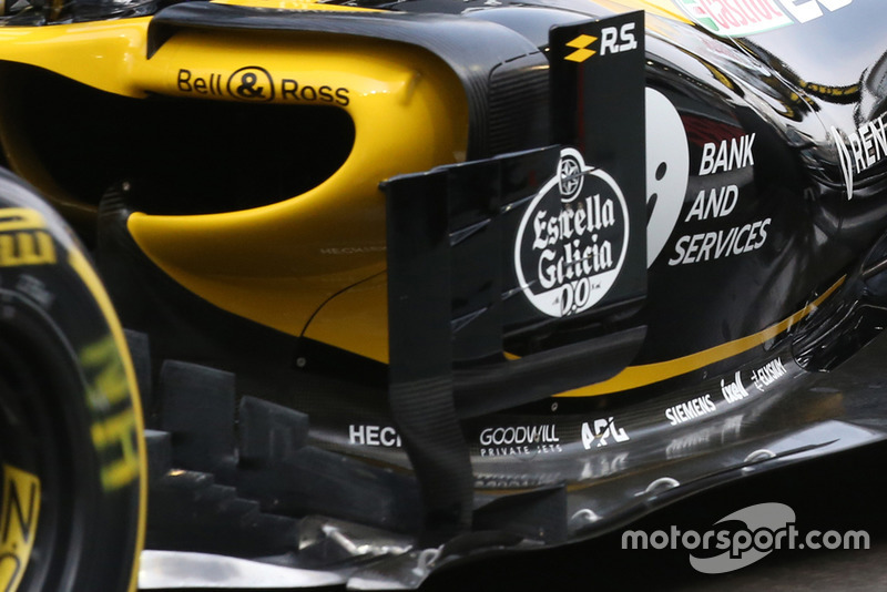 Renault R.S. 18 of Nico Hulkenberg technical detail