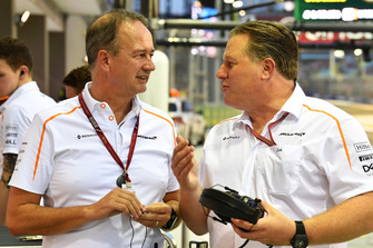 Jonathan Neale, McLaren Managing Director and Zak Brown, McLaren Racing CEO
