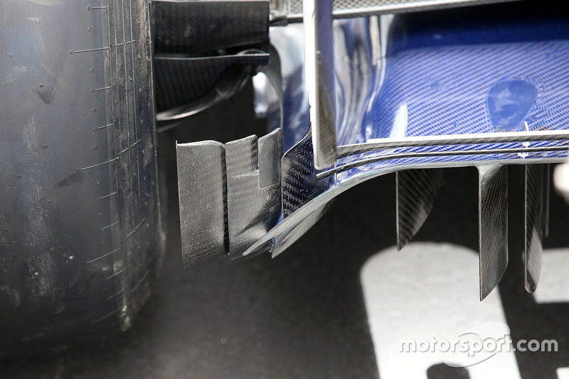 Sauber C37: Diffusor im Detail
