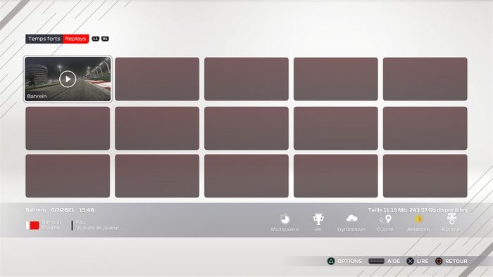 Captura de pantalla de F1 2021