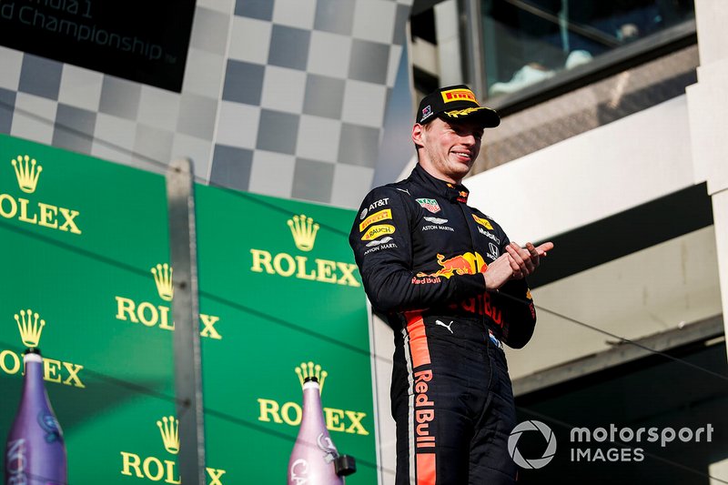 Podyum: 3. Max Verstappen, Red Bull Racing