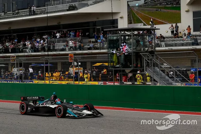 Colton Herta ganó en el estreno de la IndyCar en el Circuito de las Américas de Austin en 2019