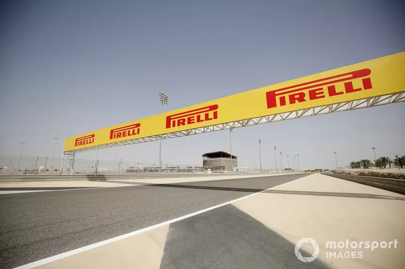 Detalle del circuito de la F1 en Bahrein