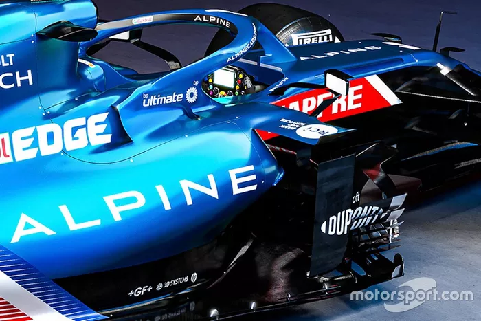 Detalle del Alpine A521 