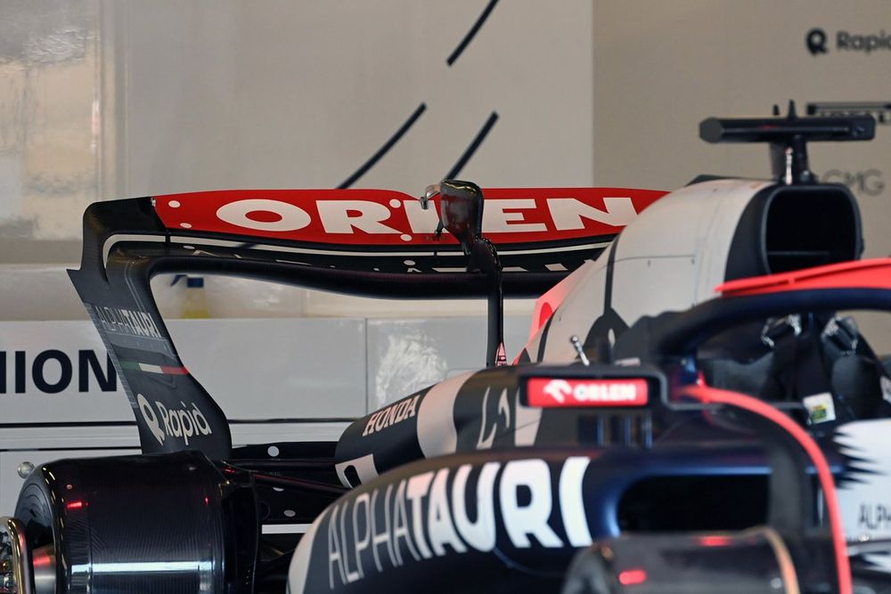 Alerón trasero del AlphaTauri AT04