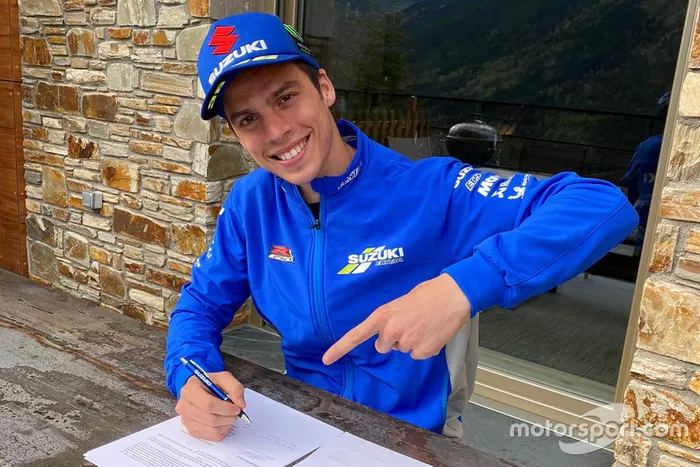 Joan Mir, Team Suzuki MotoGP firma el contrato