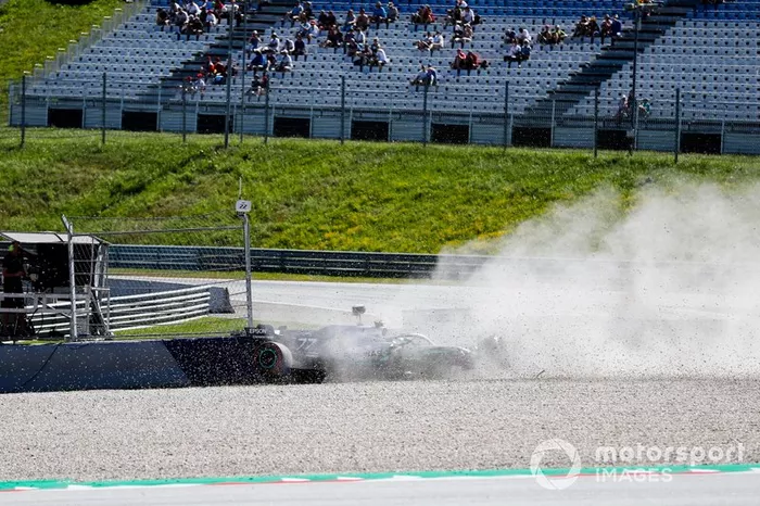 El coche de Valtteri Bottas, Mercedes AMG W10