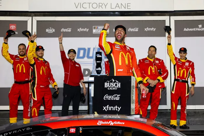 Winner Duel 1, Bubba Wallace, 23XI Racing Toyota