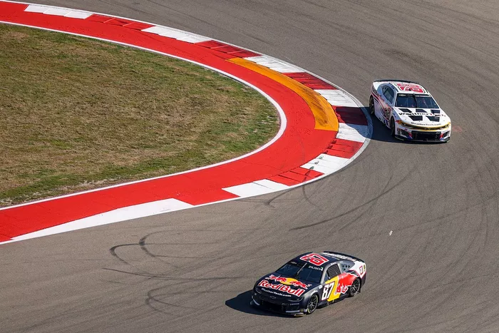 Connor Zilisch, Trackhouse Racing Chevrolet, Shane van Gisbergen, Trackhouse Racing Chevrolet