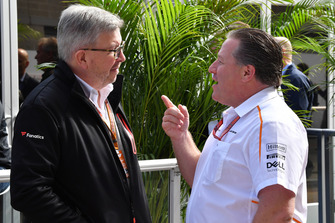 Ross Brawn, Formula 1 Motorsporları Direktörü ve Zak Brown, McLaren Racing CEO