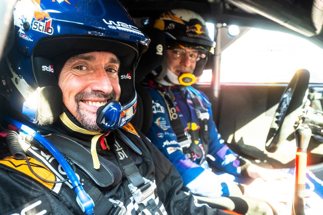 Joshua McErlean, M-Sport Ford World Rally Team con Richard Hammondare