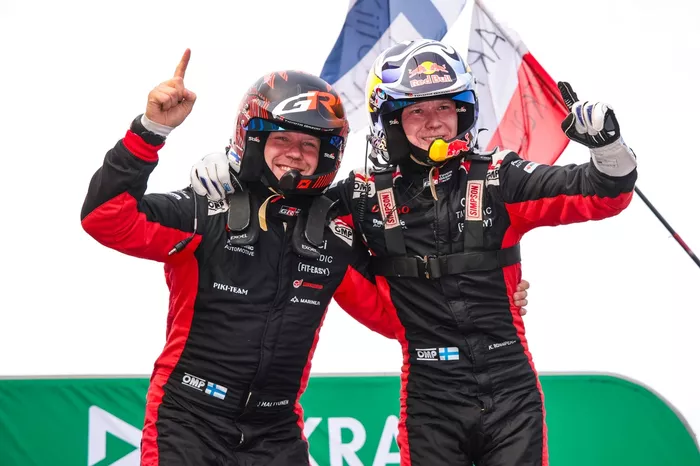 Winners Kalle Rovanperä, Jonne Halttunen, Toyota Gazoo Racing WRT Toyota GR Yaris Rally1
