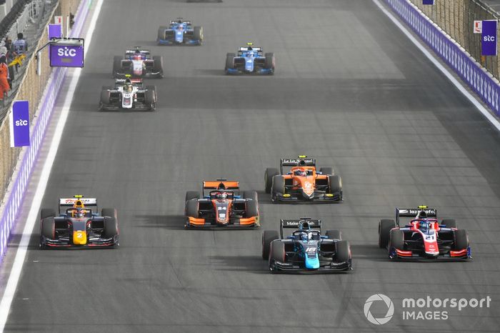 Roy Nissany, Dams, Calan Williams, Trident, Jehan Daruvala, Prema Racing, Jake Hughes, Van Amersfoort Racing