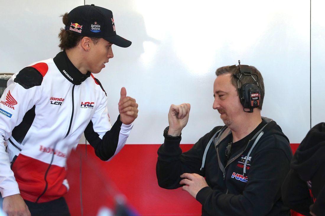 Diogo Moreira, Team LCR Honda and crew chief Klaus Nohles