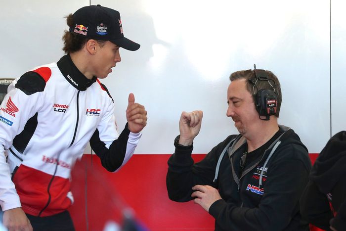 Diogo Moreira, Team LCR Honda and crew chief Klaus Nohles