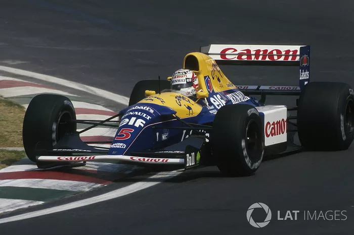 Nigel Mansell, Williams-Renault FW14B, 1992