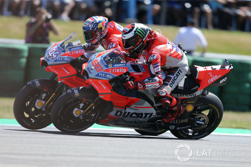 Andrea Dovizioso, Ducati Team, Jorge Lorenzo, Ducati Team