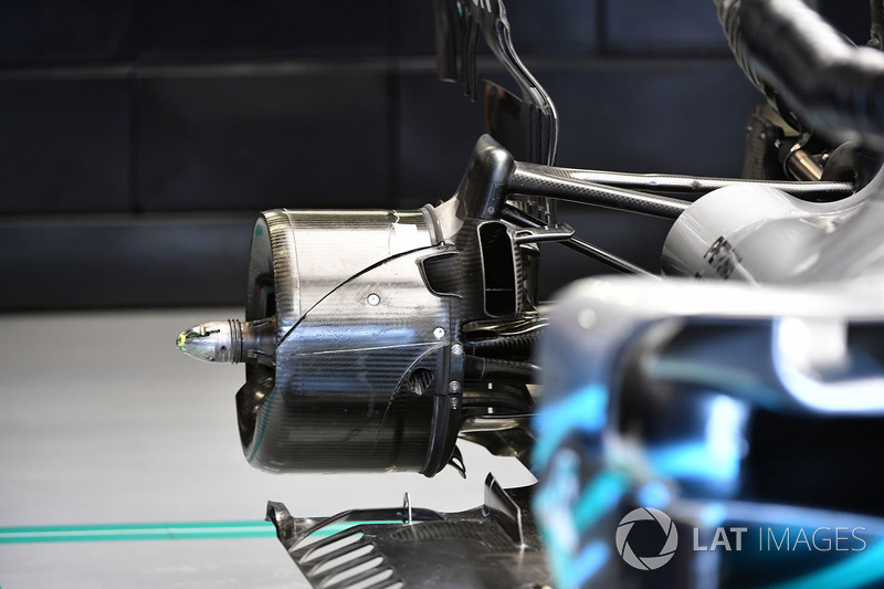 Eje trasero del Mercedes-AMG F1 W09