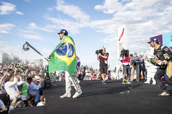 Lucas di Grassi, Audi Sport ABT Schaeffler, Jean-Eric Vergne, Techeetah, celebrate on the podium