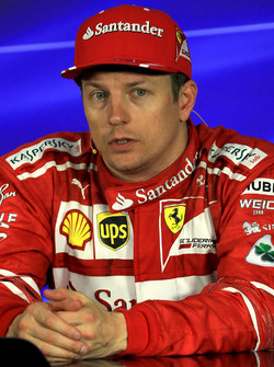 Third place Kimi Raikkonen, Ferrari in the press conference