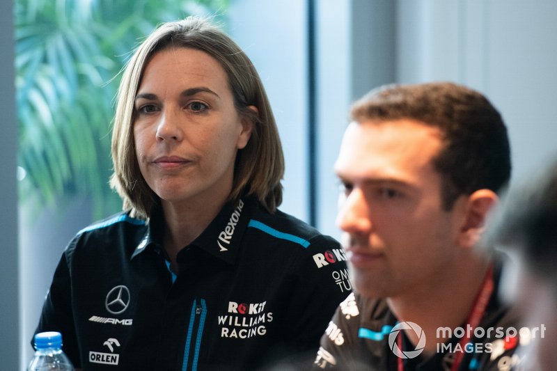 Claire Williams, Deputy Team Principal, Williams Racing at the 2020 driver announcement of Nicholas Latifi, Williams Racing  