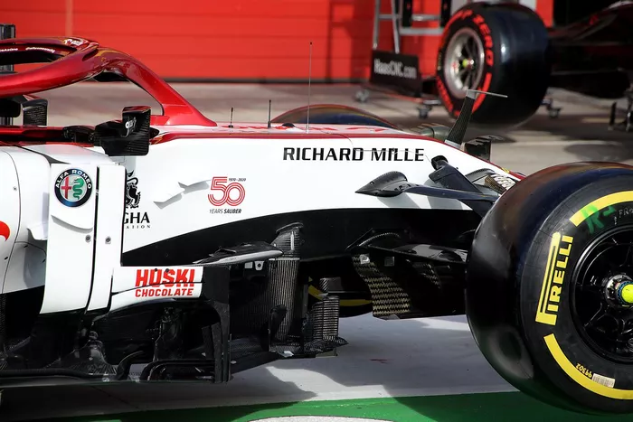 Lateral del Alfa Romeo C39