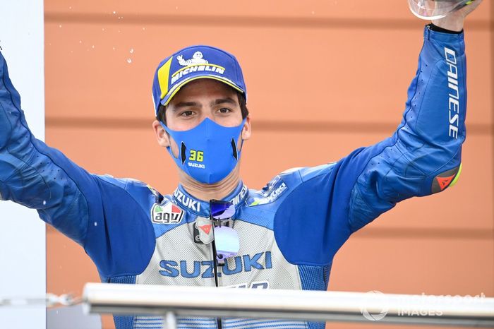Podio: tercer lugar Joan Mir, Team Suzuki MotoGP