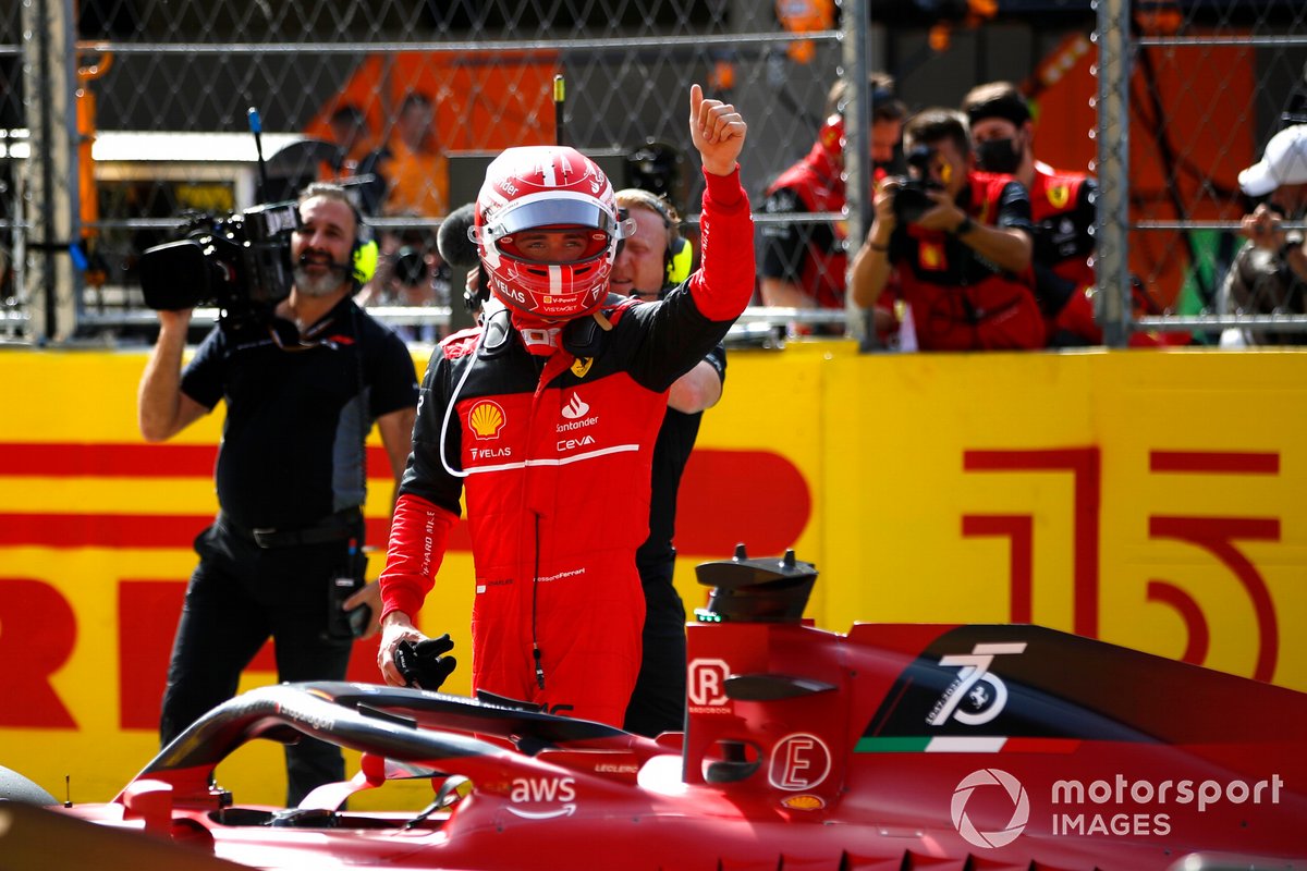 Op zaterdag was Charles Leclerc de grote man door zijn vierde pole van 2022 te pakken