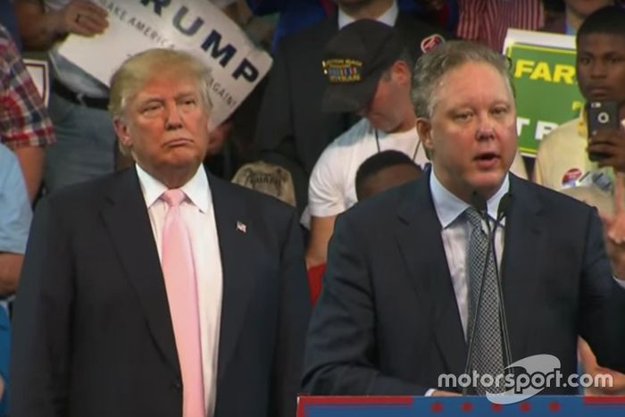 Donald Trump  y Brian France