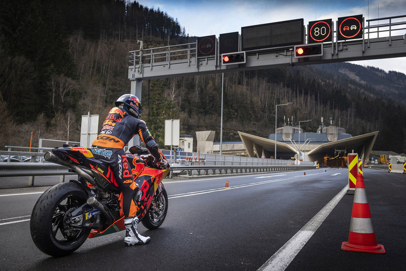 Miguel Oliveira, Red Bull KTM Factory Racing goes Gleinalmtunnel