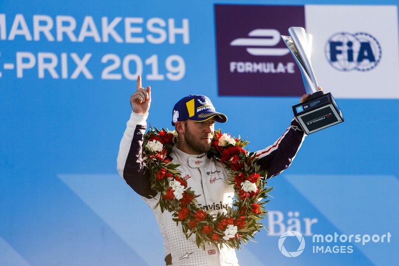 Podio: tercer lugar Sam Bird, Envision Virgin Racing