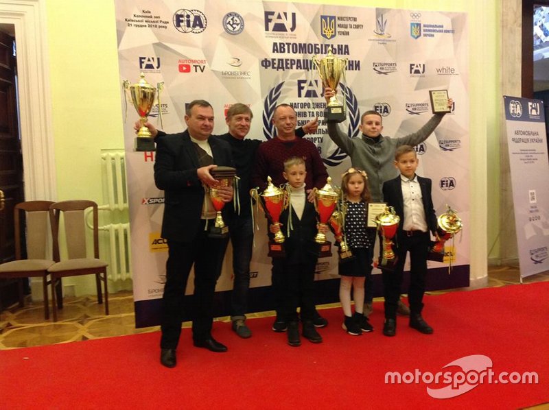 Нагородження учасників Чемпіонату України з картингу