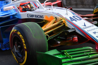 Robert Kubica, Williams FW41 with aero paint on front suspension and front wing