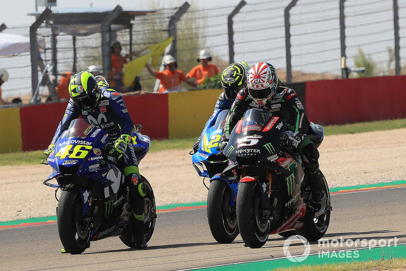 Валентино Россі, Yamaha Factory Racing, Жоанн Зарко, Monster Yamaha Tech 3
