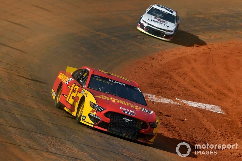Ryan Blaney, Team Penske, Ford Mustang Advance My Track Challenge