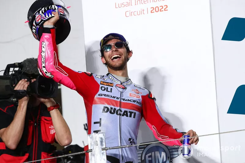 Il vincitore della gara Enea Bastianini, Gresini Racing