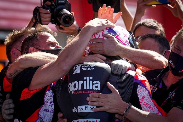 El ganador Aleix Espargaró, Aprilia Racing