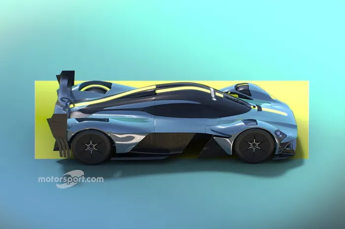 Rendu de l'Aston Martin Valkyrie par Motorsport Network 