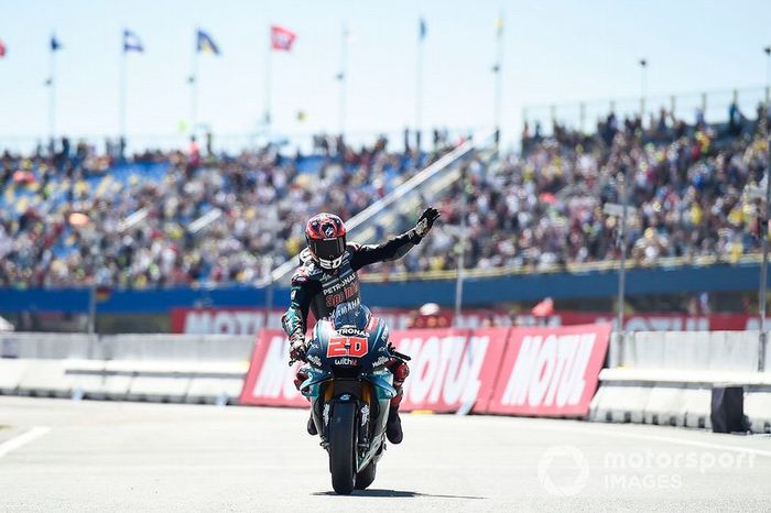 Ganador de la pole Fabio Quartararo, Petronas Yamaha SRT