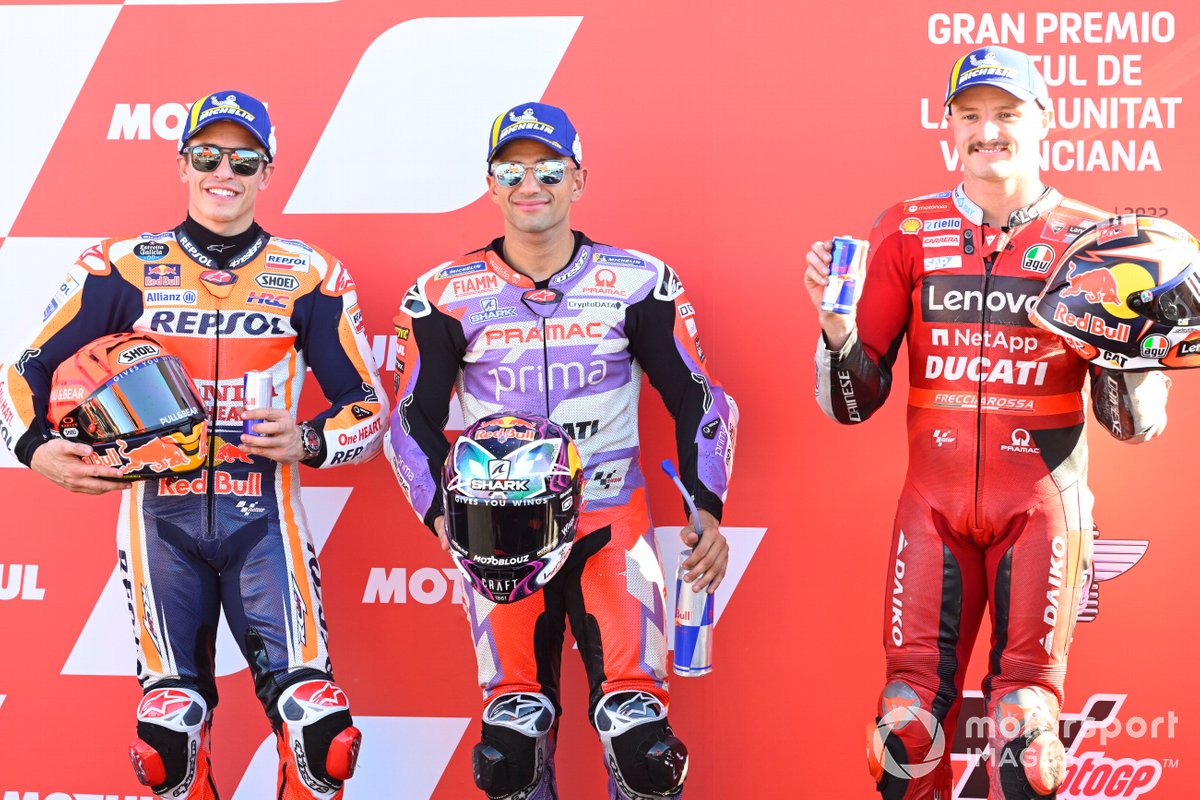 Marc Marquez, Repsol Honda Team, Jorge Martin, Pramac Racing, Jack Miller, Ducati Team