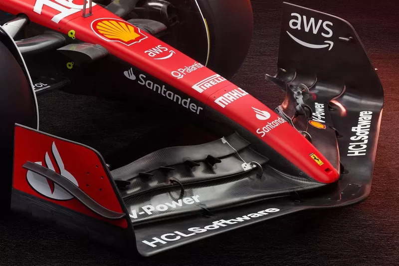 Ferrari SF-23. detail front wing