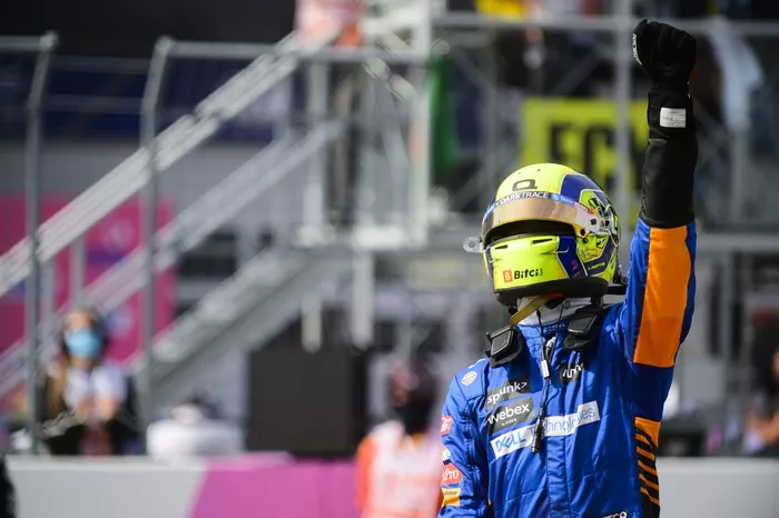 Tercer lugar Lando Norris, McLaren