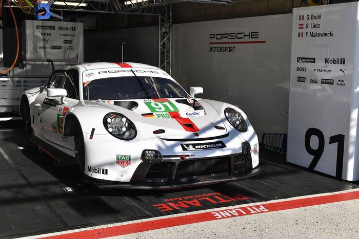 #91 Porsche GT Team Porsche 911 RSR - 19 LMGTE Pro, Gianmaria Bruni, Richard Lietz, Frederic Makowiecki