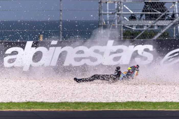 Fermin Aldeguer, Gresini Racing crash