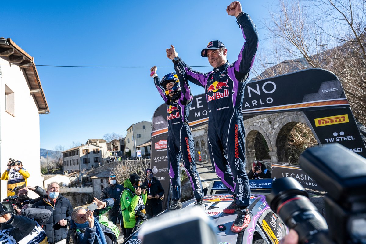 Winners Sébastien Loeb, Isabelle Galmiche, M-Sport Ford World Rally Team Ford Puma Rally1