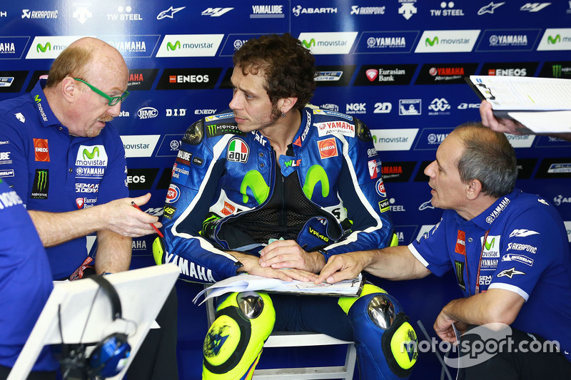 Valentino Rossi, Yamaha Factory Racing avec Silvano Galbusera et Luca Cadalora