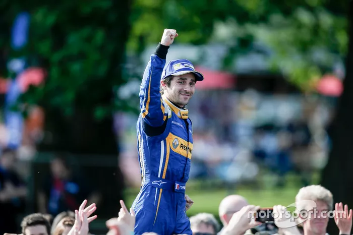 Ganador de la carrera Nicolas Prost, Renault e.Dams