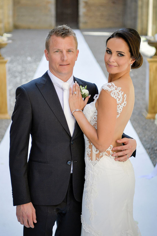 Kimi Raikkonen ve Minttu Virtanen'in düğün fotoğrafı